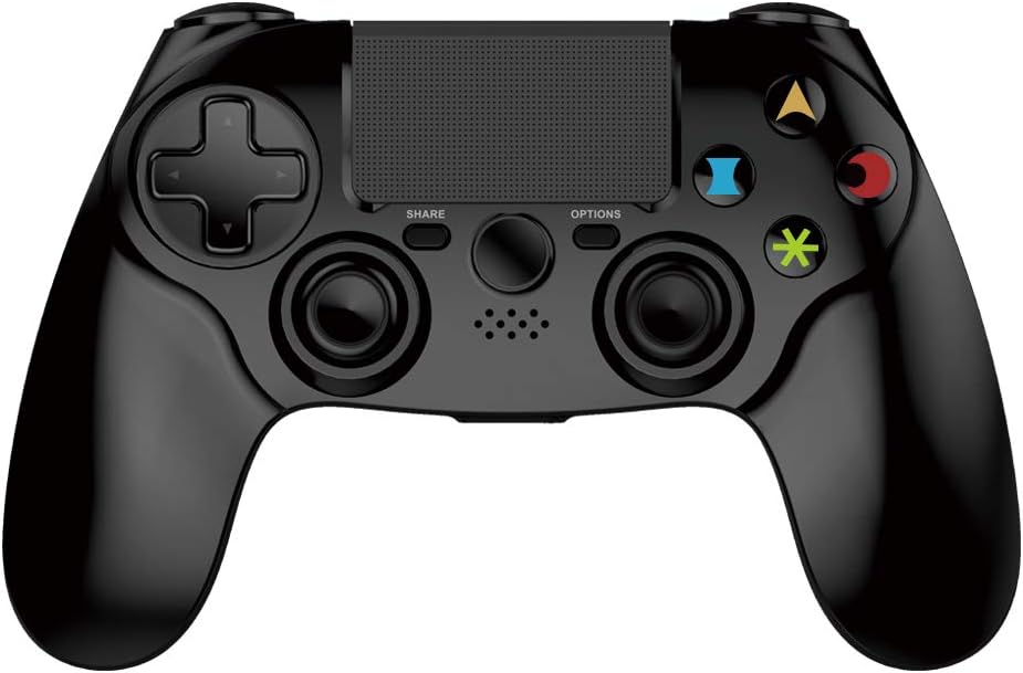 PS4 Controller- Wireless Bluetooth Gaming Controller PS4 Double Vibration Game Controller With Touch Pad High-Precison Joystick for PlayStation 4