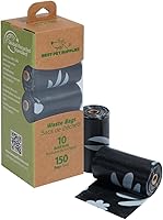 Vista 75 de Best Pet Supplies - Bolsas para limpieza de excremento de perro, rollo de repuesto, uso en exteriores, a prueba de fugas y desgarros, plástico