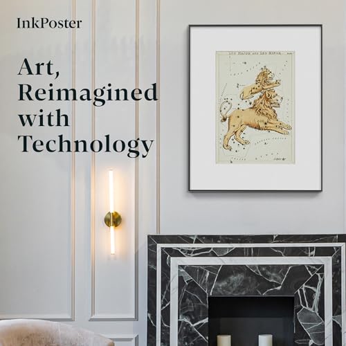 Image of INKPOSTER Tela 28.5 inch - Color Screen E Ink Spectra 6 with Sharp IGZO - Up to 1 Year on one Charge - Paper-Like: Silent, no Blue Light - Aluminium Body - Thousands of Artworks in Application