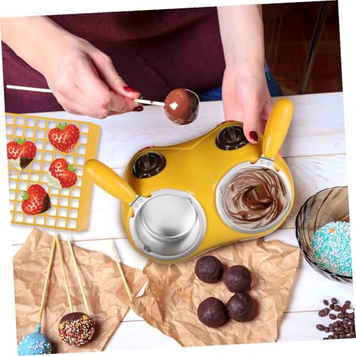 Máquina de fundir chocolate eléctrica 110V en amarillo miniatura 7