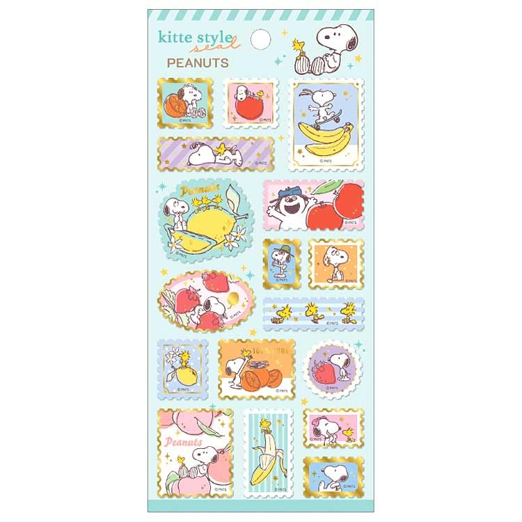 Amazon | クラックス スヌーピー 切手スタイルシール 290711 PEANUTS