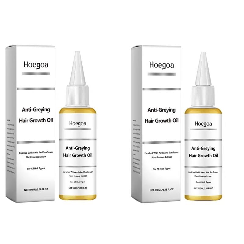 Aceite de crecimiento del cabello anti -gris, aceite para el cabello de romero, cosméticos de reparación de grises para el cabello, aceite de cabello natural orgánico para el cabello anti gris enrique