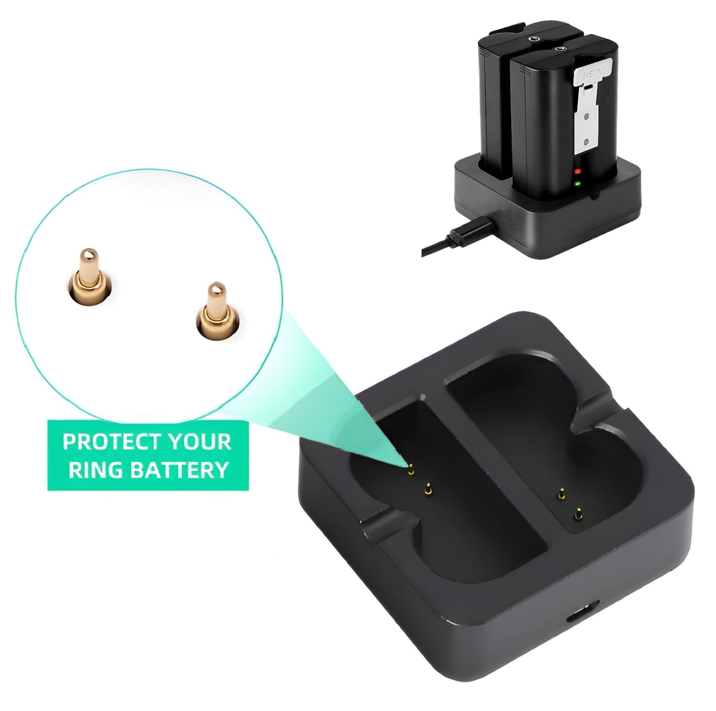 Battery Charger For Ring,Battery,Dual Ring,Battery Charger Station For Ring,Video - View #8