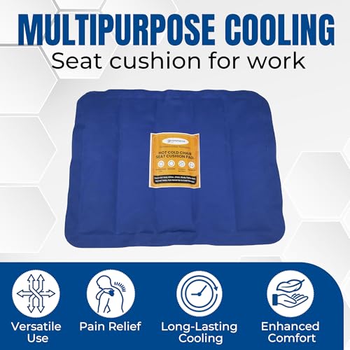 Image of Cold Chair Cooling Cushion, Use for While Working,Study,Car Driving, Lower Pain, Body Pain Multipurpose Use Cooling Packs Pads