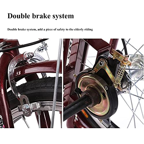 ZJZ Volwassen driewielers met 3-wielige fiets koolstofstaal trike fiets voor winkelen picknick buitensporten mannen… - Afbeelding 5