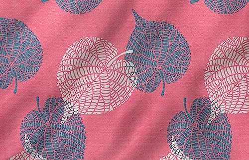 Image of HOMEKART 3D Printed 144 Tc Microfiber Double Bedsheet with 2 King Size Pillow Covers Breathable | Wrinklfree | Summer | Topsheet (Pink Cricle Print, 90 x 90 Inches)