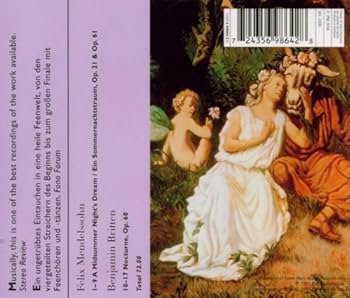 Amazon.com: Mendelssohn: A Midsummer Night's Dream / Britten