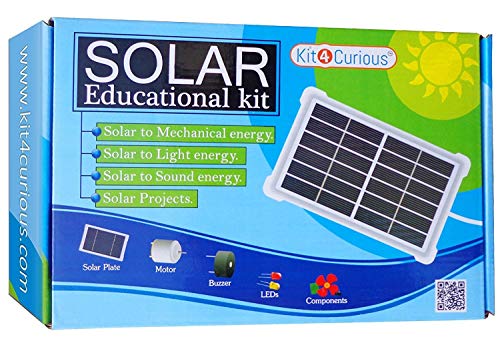 StonKraft STEM Solar Educational DIY Learning Kit | Electric Mechanical Assembly | DIY Science Experiments | School Projects