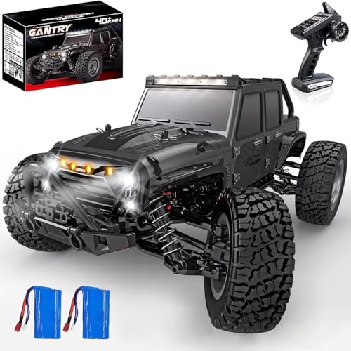 Image of RC Car 1 /16 RC Truck with High Speed Max 70km /h, 4 Channels Remote Control, 4WD, for Adults with 1pcs Upgraded 1500mah Battery, Multicolor