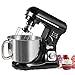 Impastatrice Planetaria, con doppio gancio per cottura, 6 velocità + P Impastatrice per dolci da cucina elettrica con ciotola da 5 litri, gancio per impastare, frusta e frusta, 1000 W