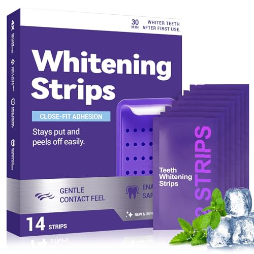 La mejor comparación de Tiras - los preferidos. 38 Purple Teeth Whitening Strips, 2026 New Tiras Blanqueadoras de Dientes, 7 Pares 14 Unidades, Blanqueador Dental Eficaz para Eliminar Manchas de Café y Bebidas, para Uso en Casa o...