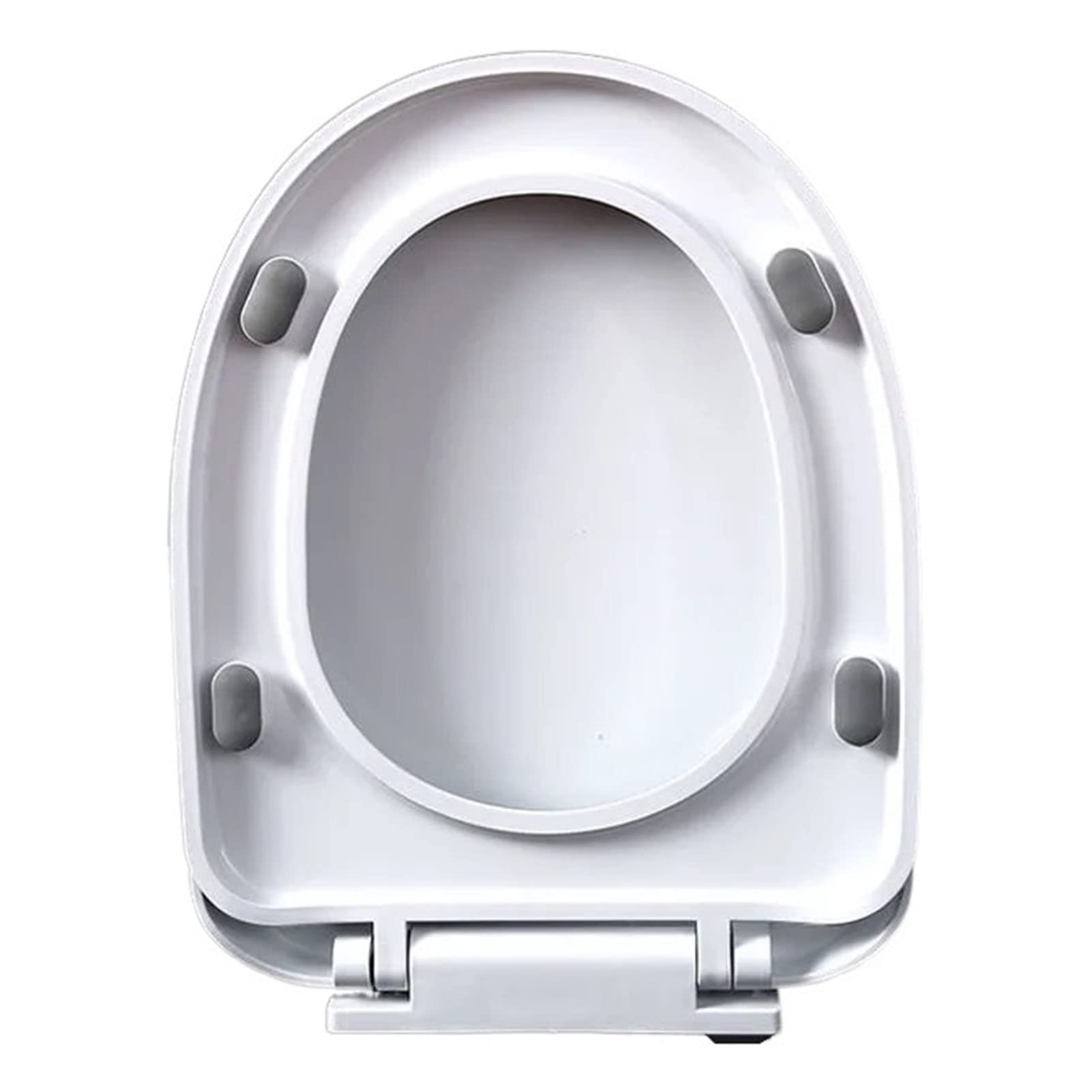 Soft-Close ngated deska sedesowa - łatwa wkładka, szybkie uwalnianie i zdejmowanie, do czyszczenia, design ble hin, białe akcesoria łazienkowe, idealne do nowoczesnych domów