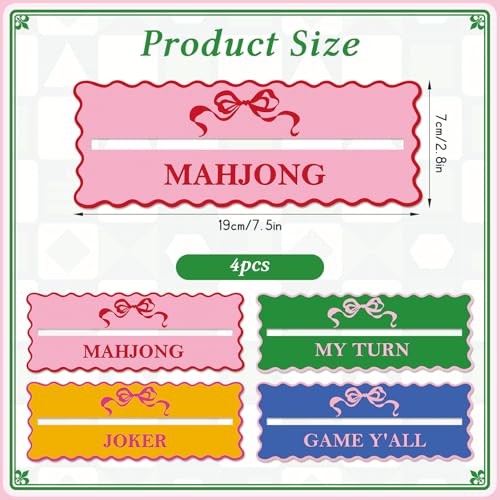 Guías de Líneas para Mahjong FYSUIMU 4 Pcs miniatura 2