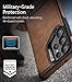 WTCASE Strong Magnetic for Samsung Galaxy S25 Ultra Case Leather,[Compatible with MagSafe], Slim Adjustable Kickstand Phone Case for Samsung S25 Ultra (Brown)