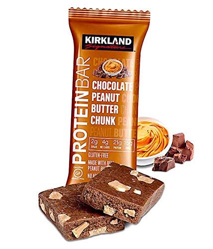 Kirkland Signature Protein Bars Chocolate Peanut Butter Chunk 2.12 oz, 20-count - PACK OF 3