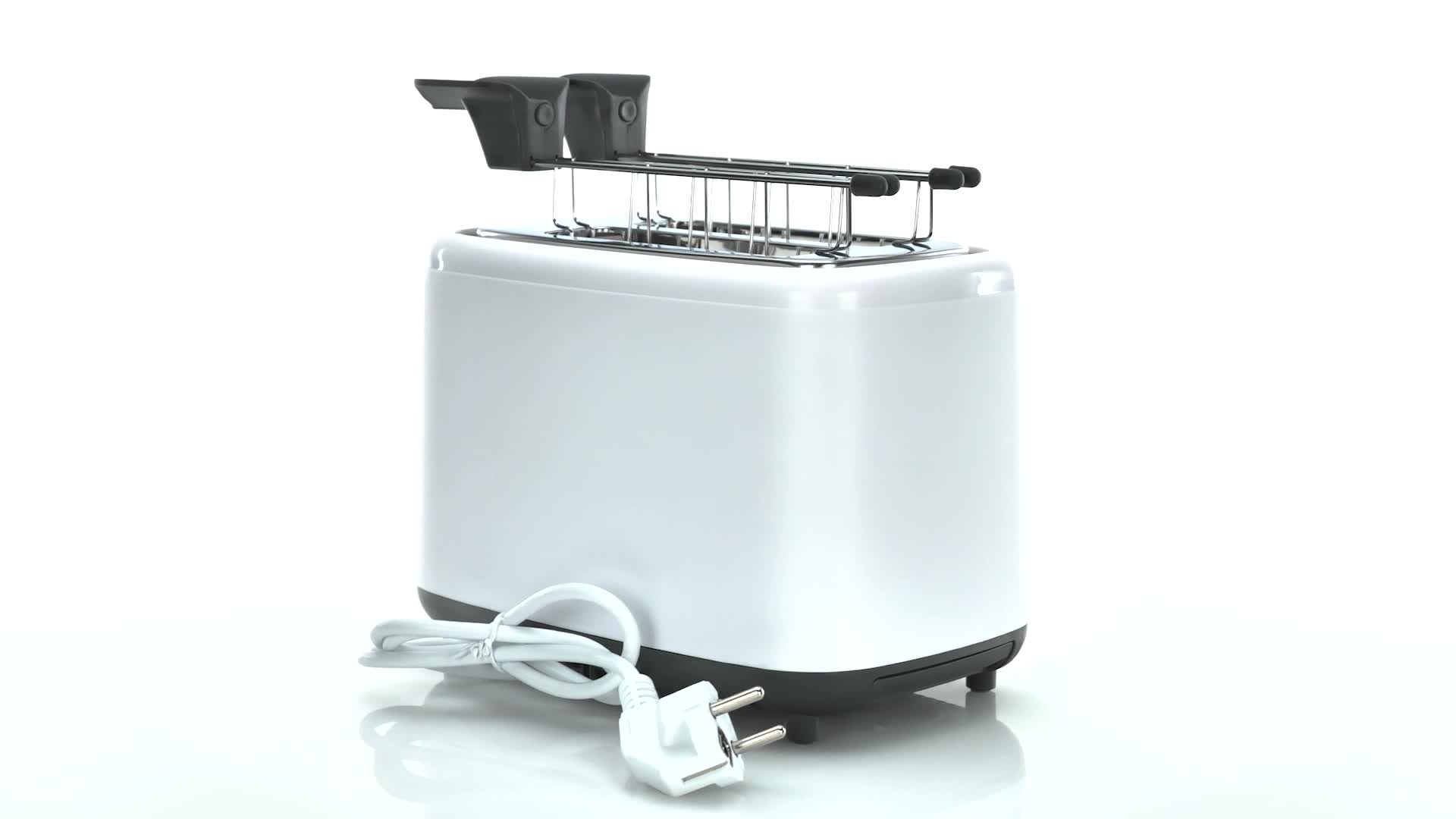 BLACK+DECKER - Broodrooster 900W BXTO901E | 2 Sleuven | Automatische Centrering | 7 Bruiningsniveaus | 3 Mica Verwarmingsbanden | 3 Functies | Uitneembare Kruimellade | Roestvrijstaal - Image 8