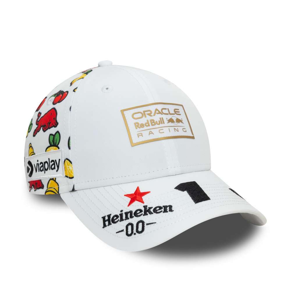 New Era Gorra 9Forty Red Bull F1 Las Vegas Max Verstappen, talla única, blanco, Talla única