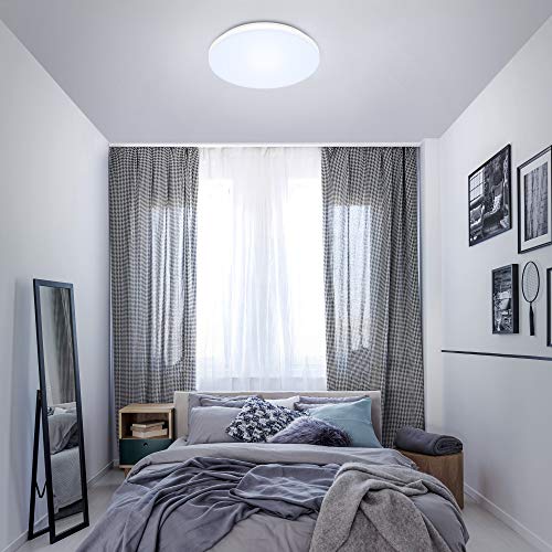 Panneau LED dimmable rond Ø30cm avec télécommande Briloner