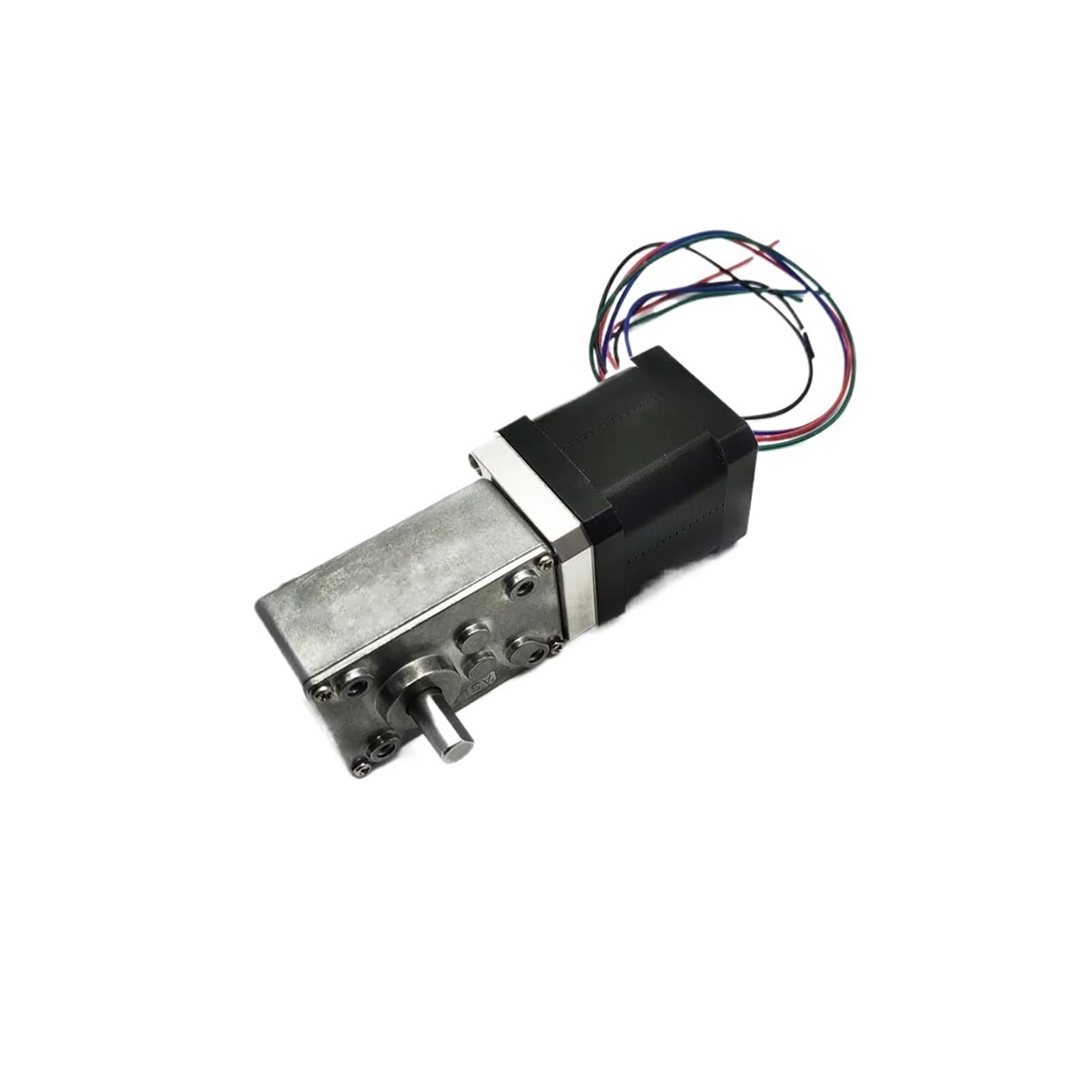 Motore di riduzione dell'ingranaggio a verme Motori passo-passo 42BY 12V Motori passo-passo a vite senza fine 24V DC Riduttore autobloccante Riduttore di velocità a vite senza fine(Ratio 1-49,Package