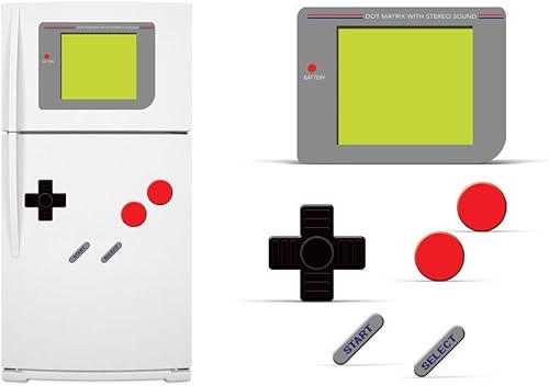 Vinilo de borrado en seco para puerta de refrigerador y pared para gamer