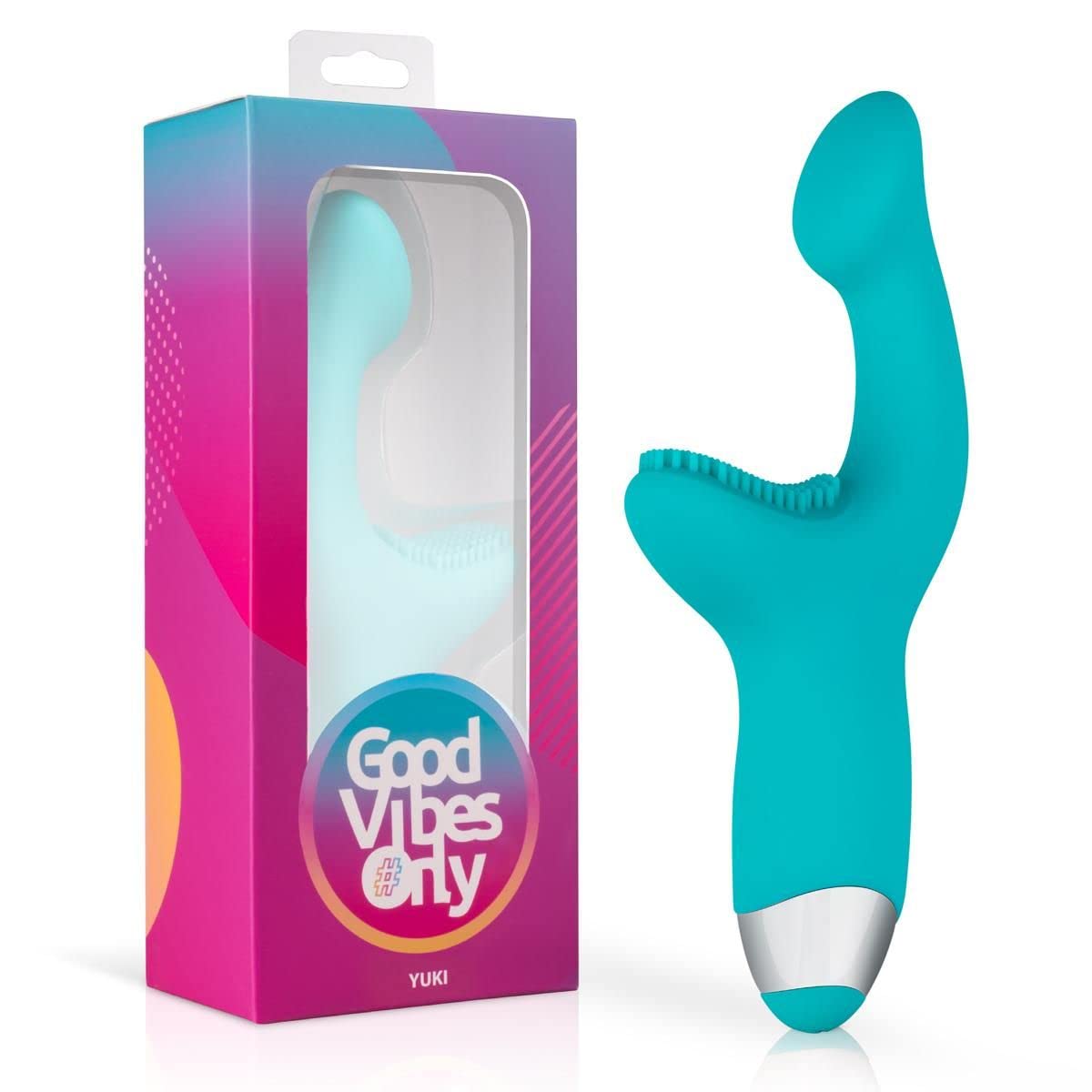 Good Vibes Only Vibratore punto G YUKI • Massaggiatore Punto G • Giocattoli Sessuali per Donne • Stimolatore Clitorideo • 10 Modalità • Ricaricabile