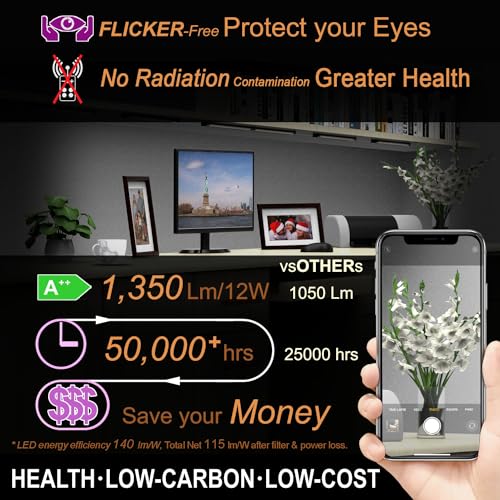 Image of EBD LED Under Cabinet Lights Hardwired Built-in Adjustable Cable Midway Input Under Counter Lights for Kitchen Sink Light 15 Pcs 6750 Lm 6500K Super-Bright for Closet Shelves Shelf Locker & Bookcase