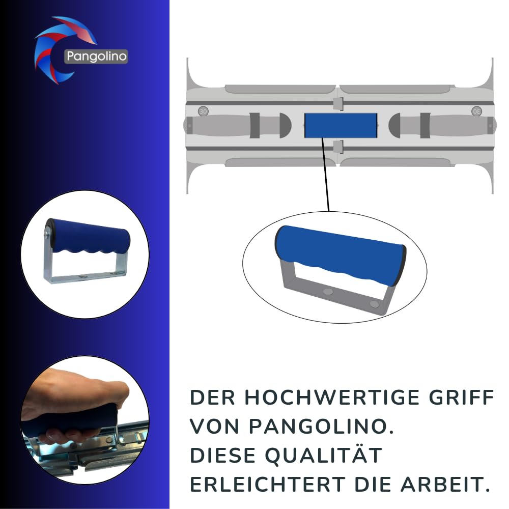 kwb Platenlifter voor trottoirplaten/legmateriaal - Verstelbaar van 30-50 cm - Max. draagkracht 30 kg - Ergonomische kunststof handgreep - Made in Austria