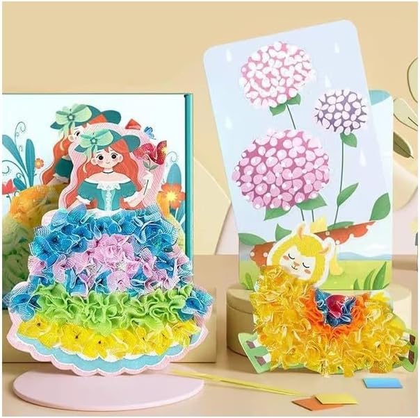 UN-UNITEDTIME-Creative-Puzzle-Puncture-Painting-Poking-Painting-Fabric-Art-Frenzy-Fashion-Design-Drawing-Book-with-Watercolor-Painting-Stickers-Poking-DIY-Craft-Kit-Dream-World UN-UNITEDTIME-Creative-Puzzle-Puncture-Painting-Poking-Painting-Fabric-Art-Frenzy-Fashion-Design-Drawing-Book-with-Watercolor-Painting-Stickers-Poking-DIY-Craft-Kit-Dream-World