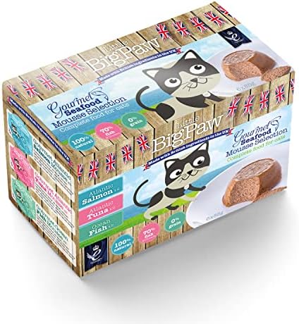 Little BigPaw Gourmet Cat Seafood Mousse Selection - 36 x 85 g