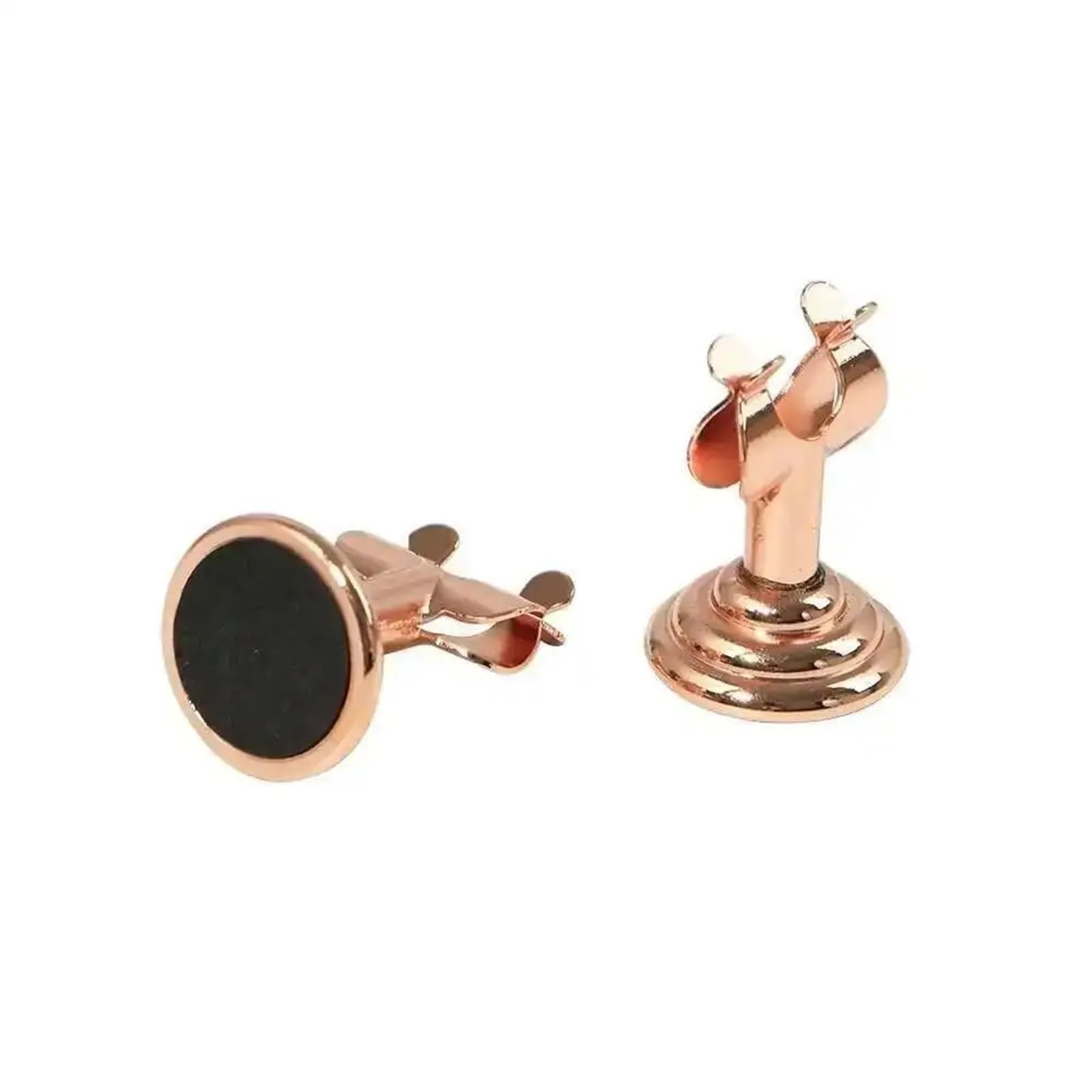 32 Stück U-förmige Mini-Tischnummern, Tischkartenhalter, Menüständer (Silber)