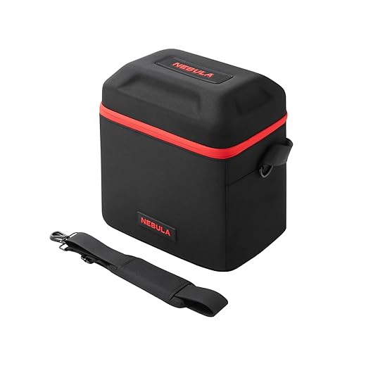 NEBULA Travel Case Mars 3, Cosmos 4K SE, Cosmos Laser 4K, Waterproof and Protective Polyester with Material to Prevent Collision, Hand and Shoulder Strap Included