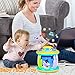 Koyiwa Baby Toys 6 to 12 Months Musical Light Up Tummy Time Infant Toys 3-6 7 8 9 12-18 Months Crawling Ocean Rotating Projector Baby Gifts for 1 2 3 Year Old Boy Girl Birthday Toddlers Kids