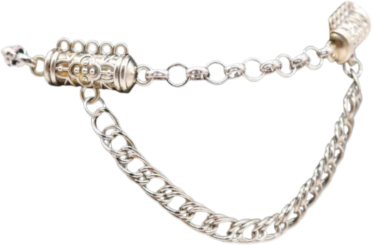 Trendy Fashion Jewelry Women Silver Metal Boot Chain 2 PCS Bracelets Shoe Ethnic Charm Wave Pair BC999