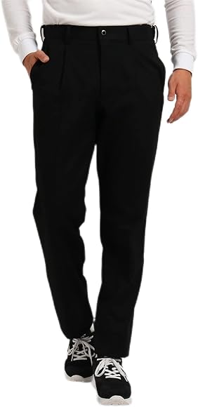 [アダバット] フルレングスパンツ 【ウエストストレッチ】 1タック スラックス 08275900 メンズ ブラック(019) 88(W:88cm)