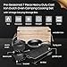 Bruntmor Camping Cooking Set of 7. Pre Seasoned Cast Iron Pots and Pans Dutch Oven with Lids for Outdoor Comefire. Grill Cookware Skillet Sets with Storage Box