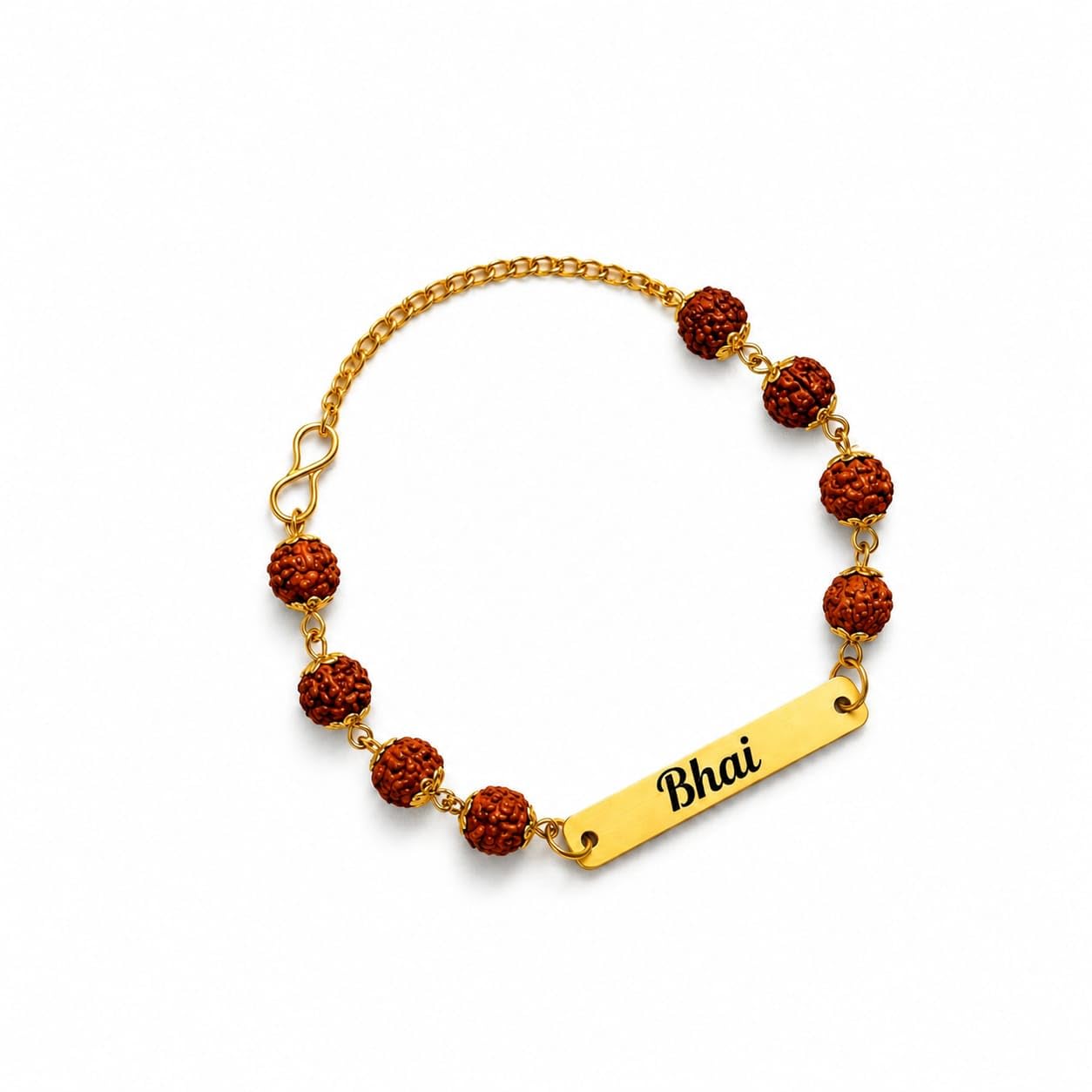 Personalized Rudraksha Rakhi for Brother | Customized Name Rakhi with Premium Rudraksha Beads | Unique Gift for Brother-image-41