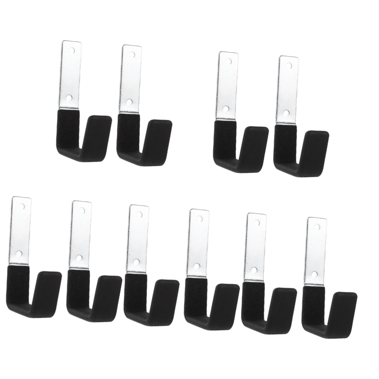 DOITOOL 5 Set Appendi Attrezzi Warehouse Depot Gancio Da Muro Whareshouse Gancio Muro Cremagliera In Piedi Ganci A Muro Ganci Pesanti Ganci Multiuso Per Carichi Pesanti Acciaio 2 Pezzi * 5