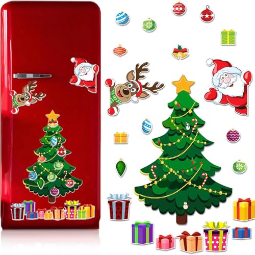 Árbol de Navidad Magnético para Refrigerador 11in miniatura 5