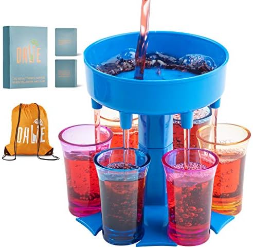 Party Card Game For Adults - Shot Glass Dispenser And Holder With Glasses - Funny Game - Shot Pourer Set For Parties, Bars