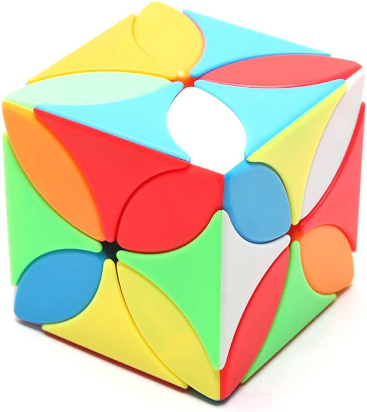 Speed Cube Set, Magic Cube Bundle of Polaris Cube Maple Leaf Cube and Lucky Clover Cube Puzzle Toys Brain Teasers 3Pcs