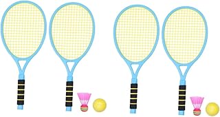 INOOMP 2 Sets Children Tennis Racket Tennis Racket Set Badminton Rackets for Children Gift Sets Kid Tennis Racket Tennis Set Tennis Racket for Kid Fitness 2 in 1 Kids Suit Kids Tennis Set