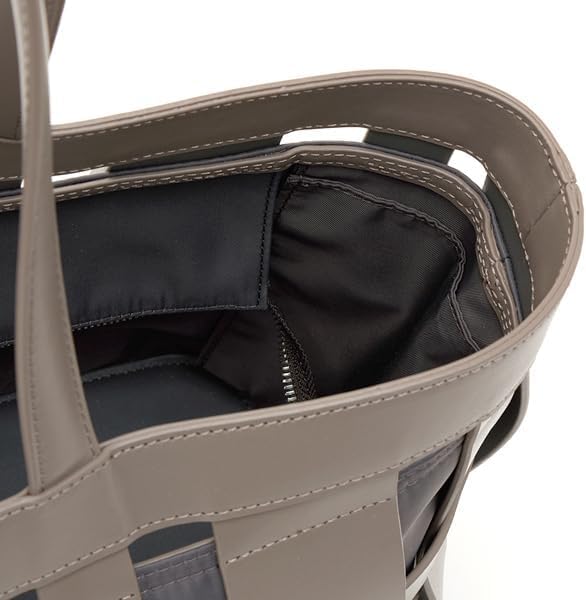 イザック] ハンドバッグ 【リサイクルレザー】 メッシュかごバッグ