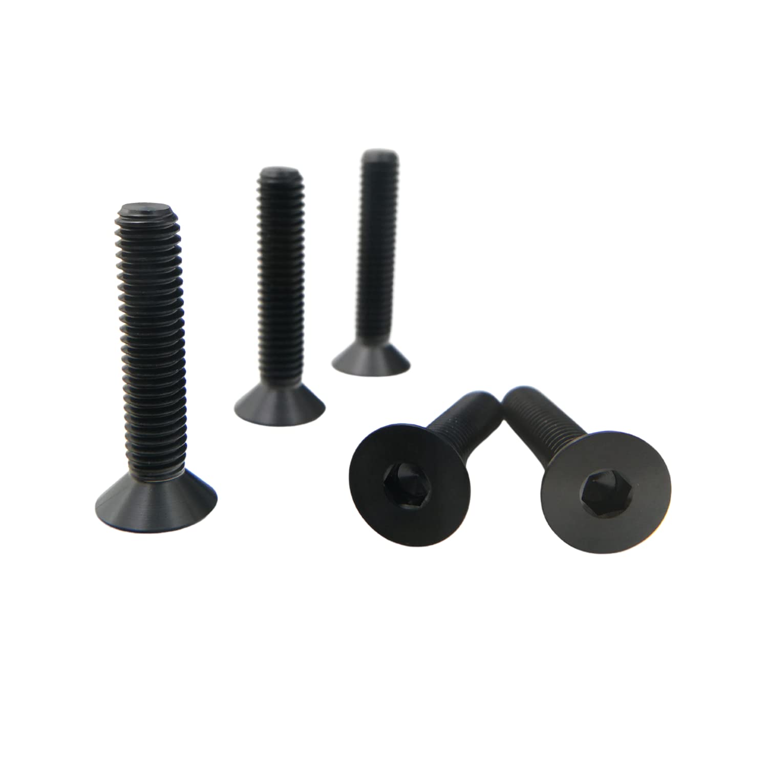 RISON-Titanium Titanmutter Sechskantmutter DIN 934, M3 Sechs
