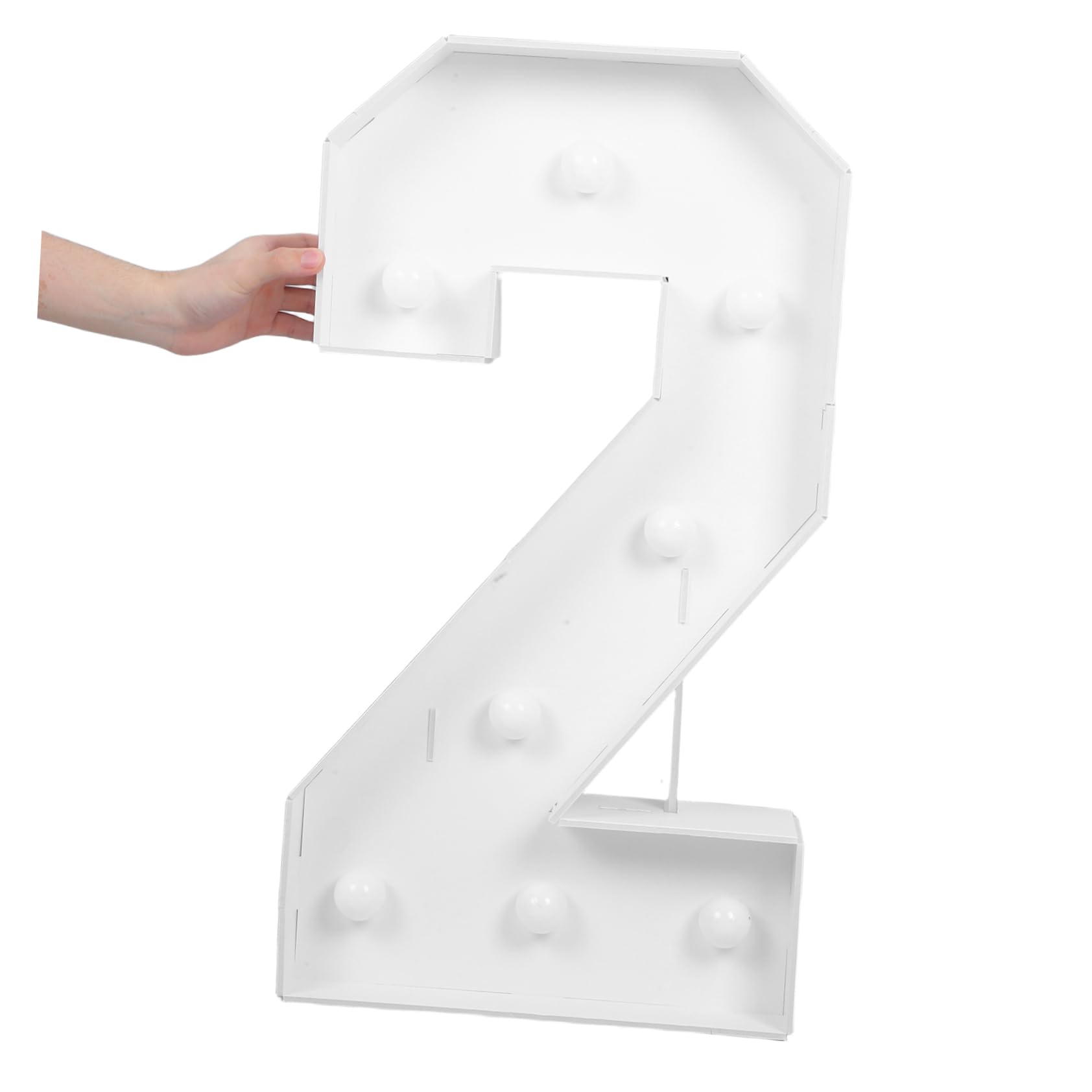 Cabilock 1 Juego De Números Iluminados LED Para Cumpleaños, Alto Brillo, Fácil Instalación, Números De Casa Iluminados Para Fiestas Infantiles Y Reuniones Familiares.
