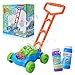 Herefun Spielzeug Kinder Bubble Rasenmäher, Seifenblasen Rasenmäher Kinderspielzeug, Blasenspielzeug Seifenblasenmaschine, Automatische Bubble Making Machine Outdoor Zum Schieben