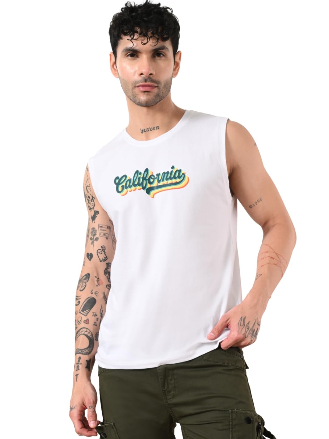 Men's Round Neck Sando | Lightweight Cotton Vest for Man | Relaxed Fit Sleeveless Tank Top for Gym & Casual Wear-image-38