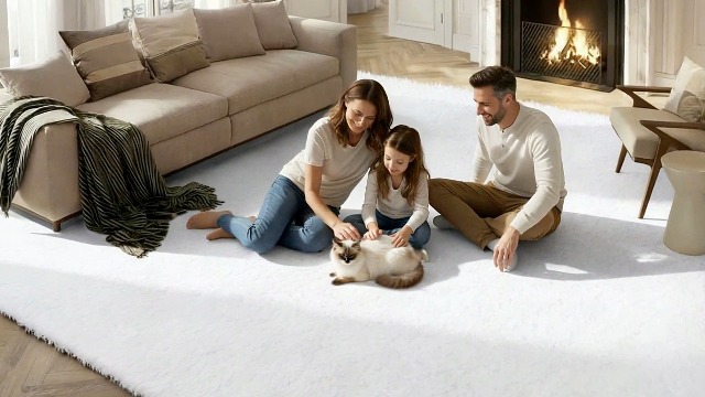 Amazon.com: SAFAVIEH Area Rug 8x10 - Polar Shag Collection - Large