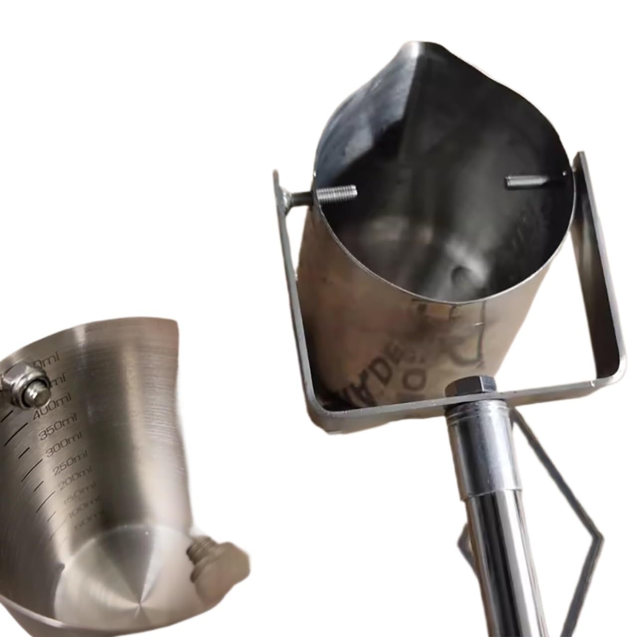 Muestreador de Agua Muestreador, Cazo telescópico for muestras de Agua con Kit de muestreo de Agua Graduado de Acero Inoxidable(0.5l,1.25 5m)