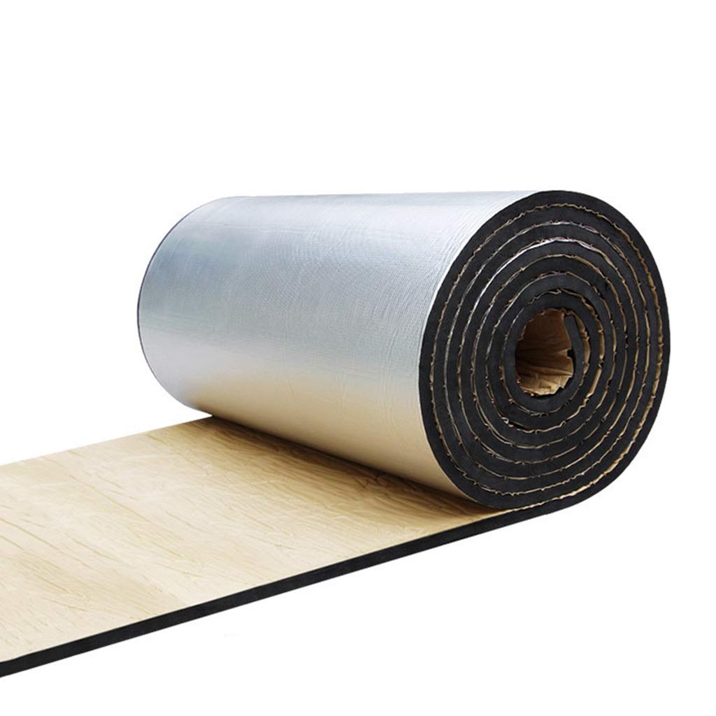 BBGS Alfombrilla Aislante Insonorizante, Aislamiento de Goma Algodón Resistencia A Altas Temperaturas Tubería de Agua Terraza Solarium Lana Aislante Autoadhesiva (Color : Style 3, Size : 10m)