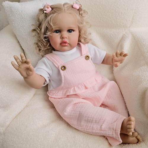 Muñeca Reborn Realista Ellie 24 Pulgadas Cuerpo de Tela miniatura 1